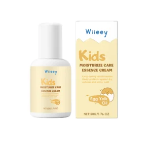 Wiieey Kids Moisturizing Cream with Egg Yolk Oil and Shea Butter for Long-lasting Hydration and Skin Protection