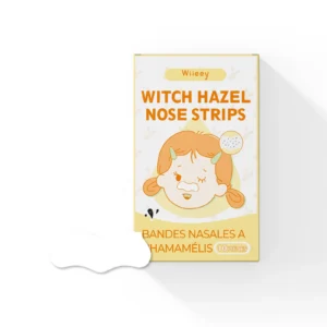 Wiieey Nose Strips for Blackhead Removal - Deep Cleansing with Witch Hazel, Rose, Charcoal, Green Tea