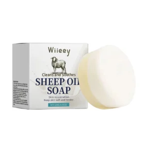 Wiieey Sheep Oil Moisturizing Soap for Gentle Cleansing and Hydration