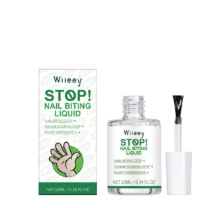 Wiieey Nail Biting Deterrent Liquid with Bitter Melon and Coptis Extracts for stopping nail biting and thumb sucking